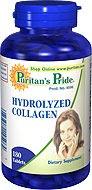 อาหารเสริมบำรุงสุขภาพ Puritan Collagen Hydrolysate 1000 mg