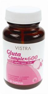 อาหารเสริมผิวขาว Vistra Gluta Complex 600 Plus